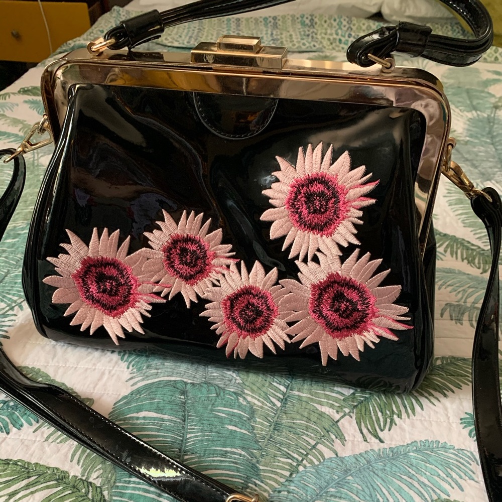 Voodoo Vixen Pink Purse Vinyl Pinup Rockabilly